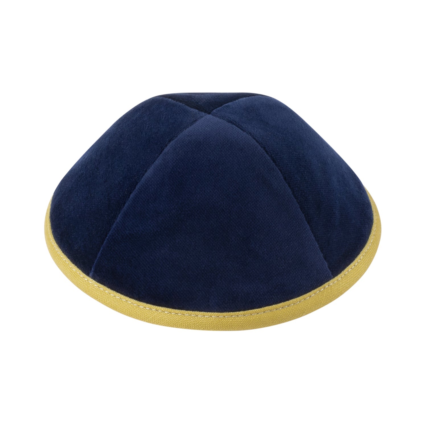 Navy Velvet Kippah for Bar Mitzvah - iKippah by Judaica Square