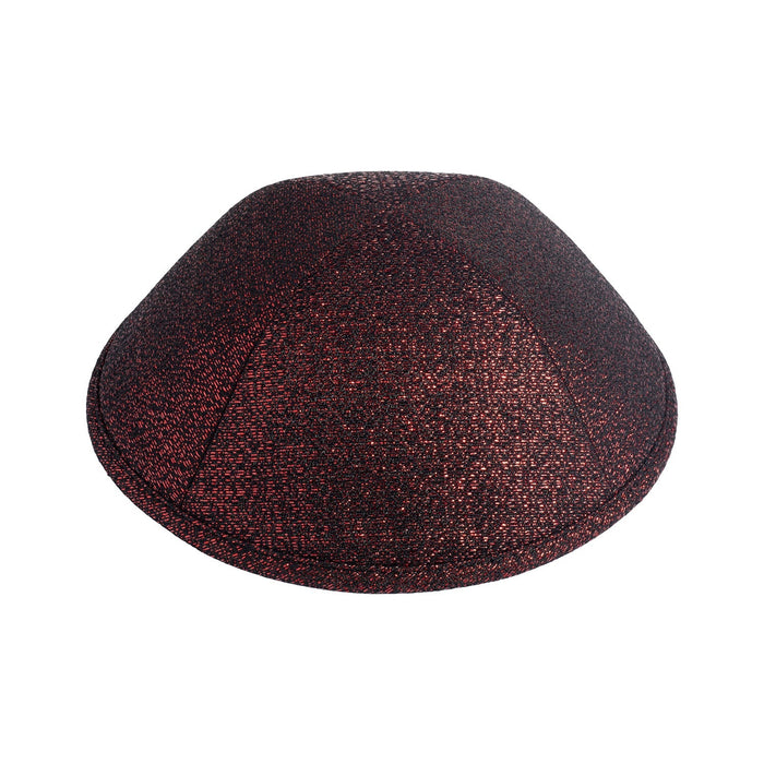 Burgundy Brocade Kippah for Wedding - iKippah by Judaica Square
