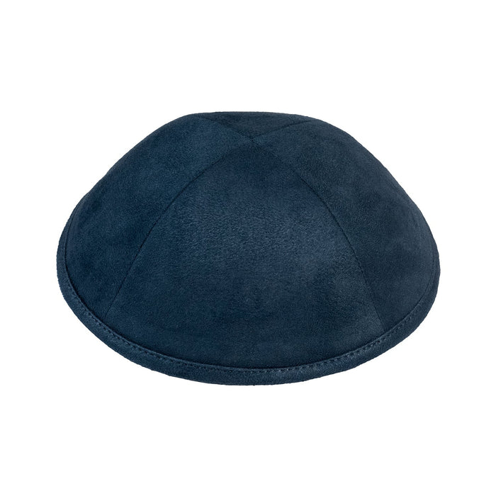 Navy Suede Kippah - iKippah by Judaica Square
