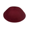 Burgundy Cotton Kippah for Boys - iKippah by Judaica Square