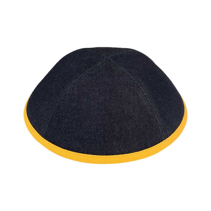 Navy Denim Kippah for Boys - iKippah by Judaica Square