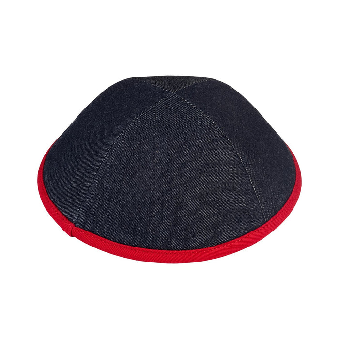 Navy Denim Kippah for Boys - iKippah by Judaica Square