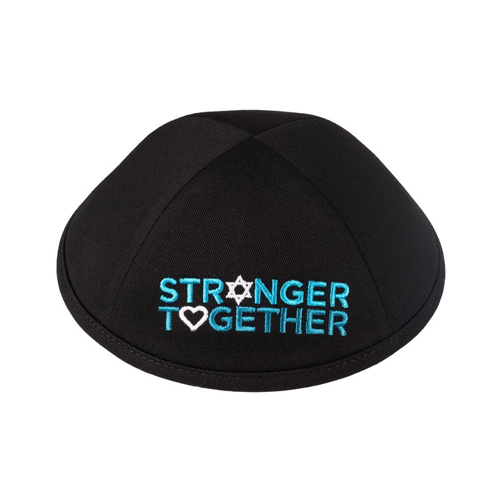 Stronger Together Kippah – Cotton Yarmulke