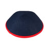 Navy Linen Kippah - iKippah by Judaica Square