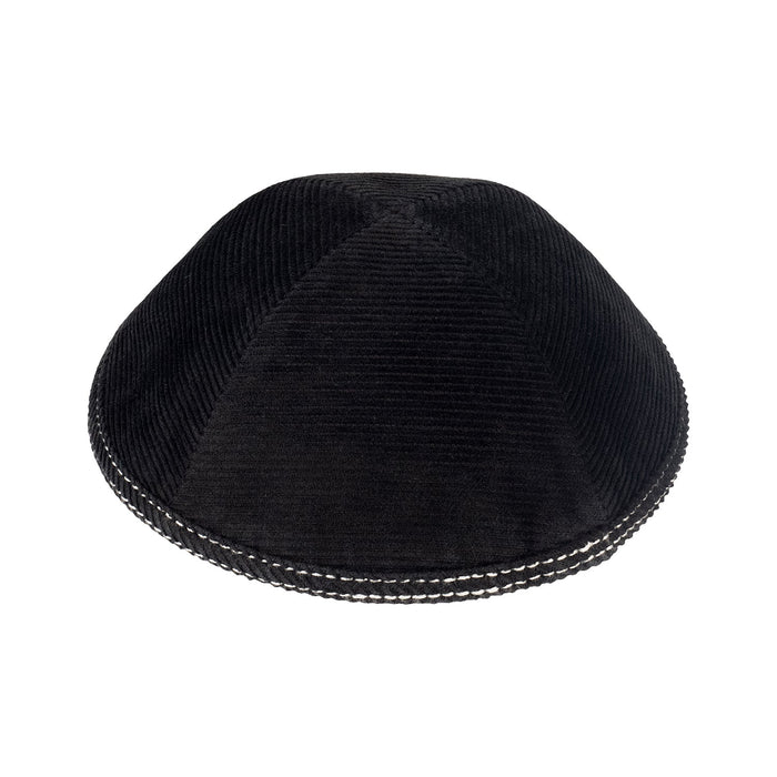 Black Corduroy Kippah - iKippah by Judaica Square