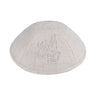 Aleph Beis Kippah / Yarmulke – Tan, Gray & Olive by iKippah