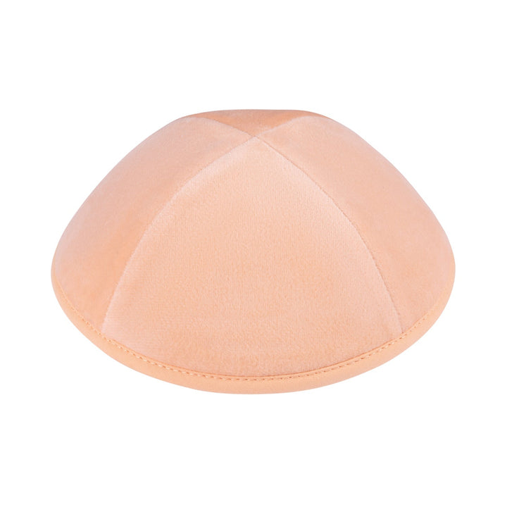 Peach Velvet Kippah / Yarmulke