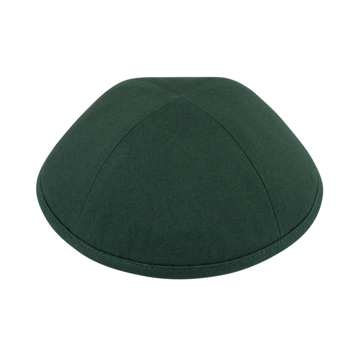 Forest Green Cotton Kippah / Yarmulke