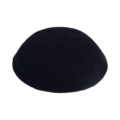 Black Knit Kippah / Yarmulke