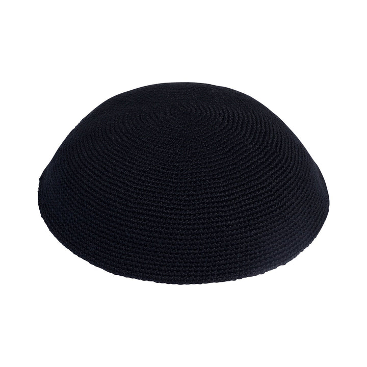 Black Knit Kippah / Yarmulke