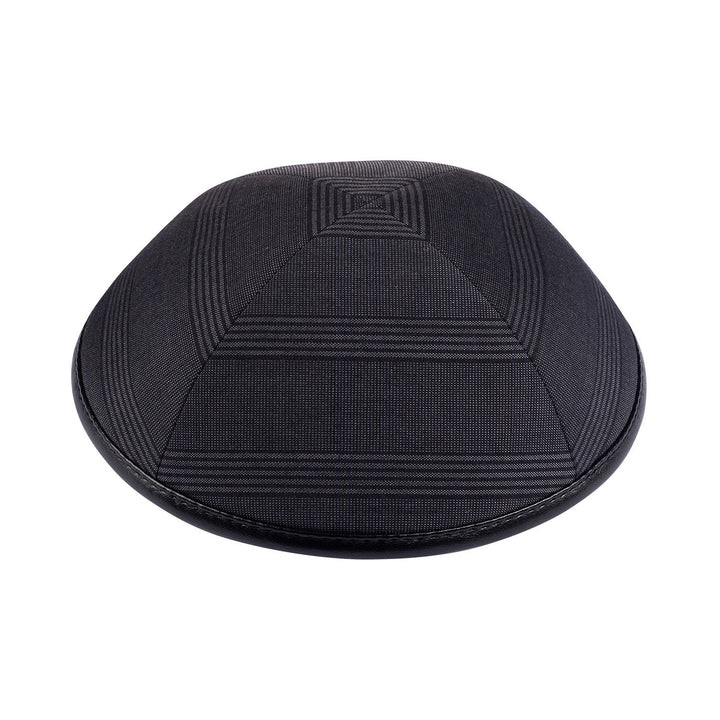 Black Leather Kippah
