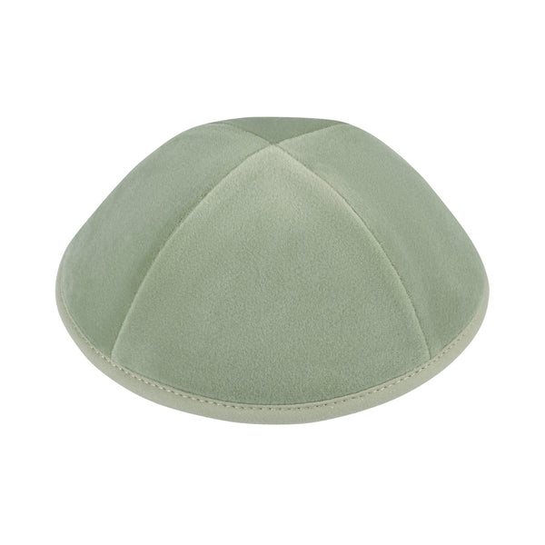 Sage Velvet Kippah for Bar Mitzvah - iKippah by Judaica Square