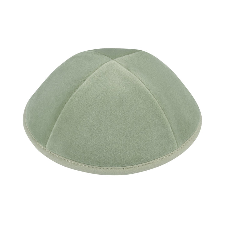 Sage Green Velvet Kippah / Yarmulke