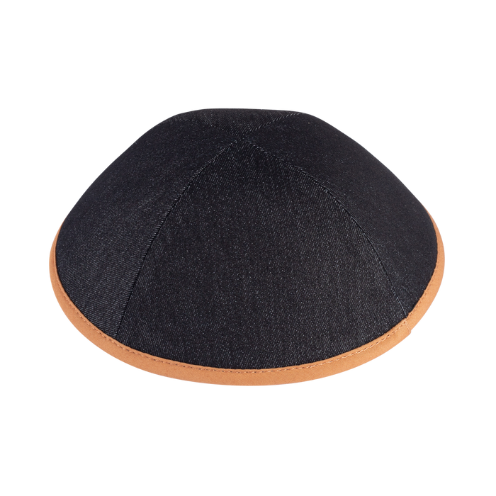 Black Denim Kippah for Boys - iKippah by Judaica Square