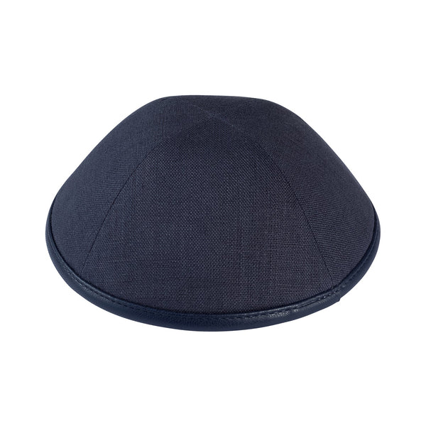 Gray Linen Kippah - iKippah by Judaica Square