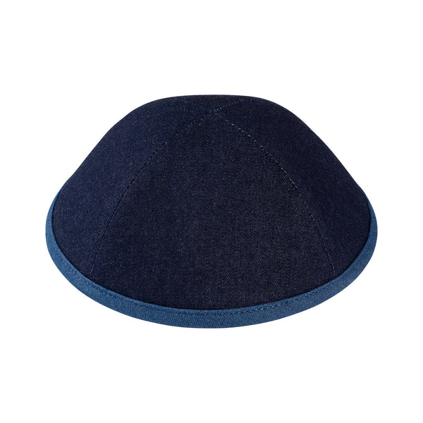 Navy Denim Kippah for Boys - iKippah by Judaica Square