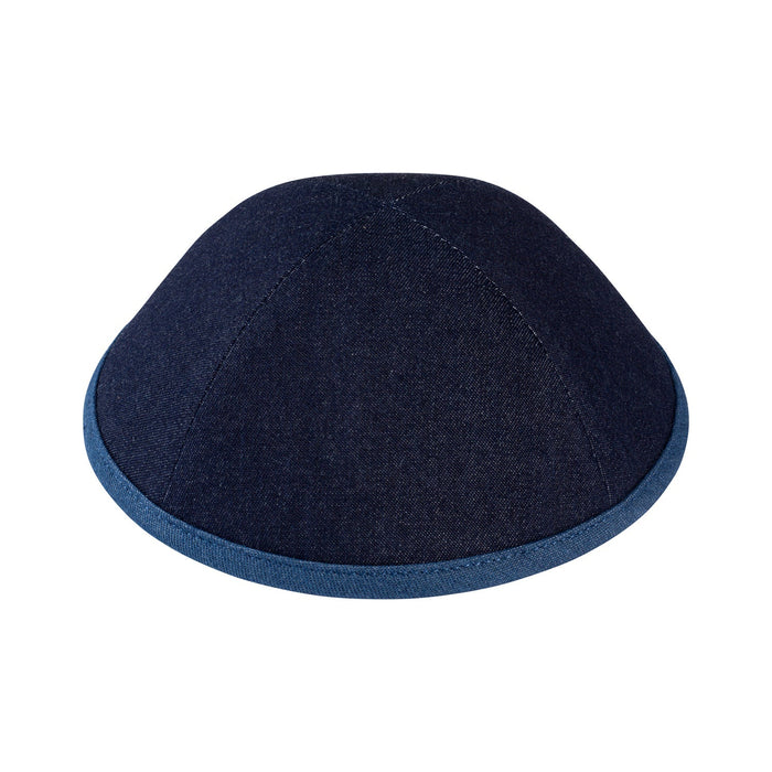 Navy Denim Kippah for Boys - iKippah by Judaica Square