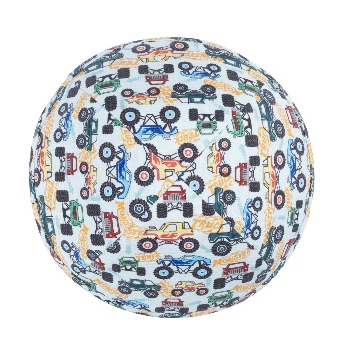 Cotton Kippah - side view showing six-panel design