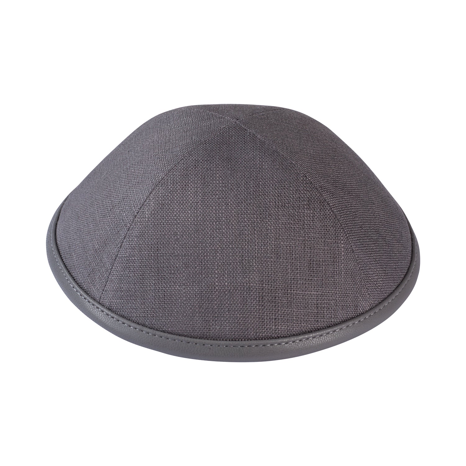 Gray Linen Kippah - iKippah by Judaica Square