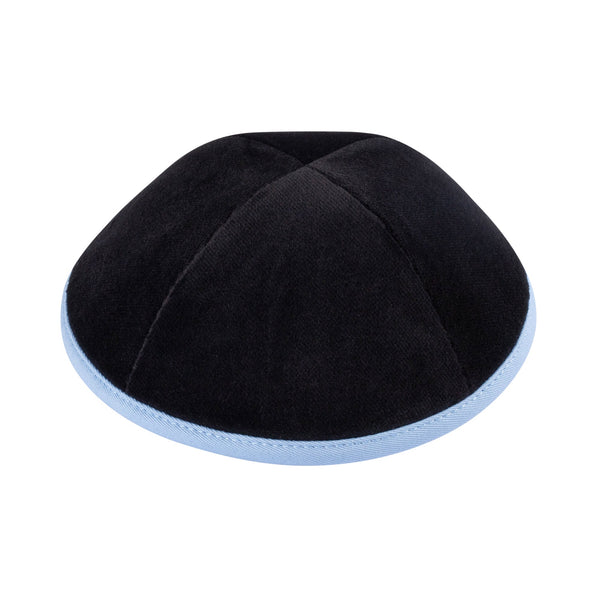 Black Velvet Kippah for Bar Mitzvah - iKippah by Judaica Square