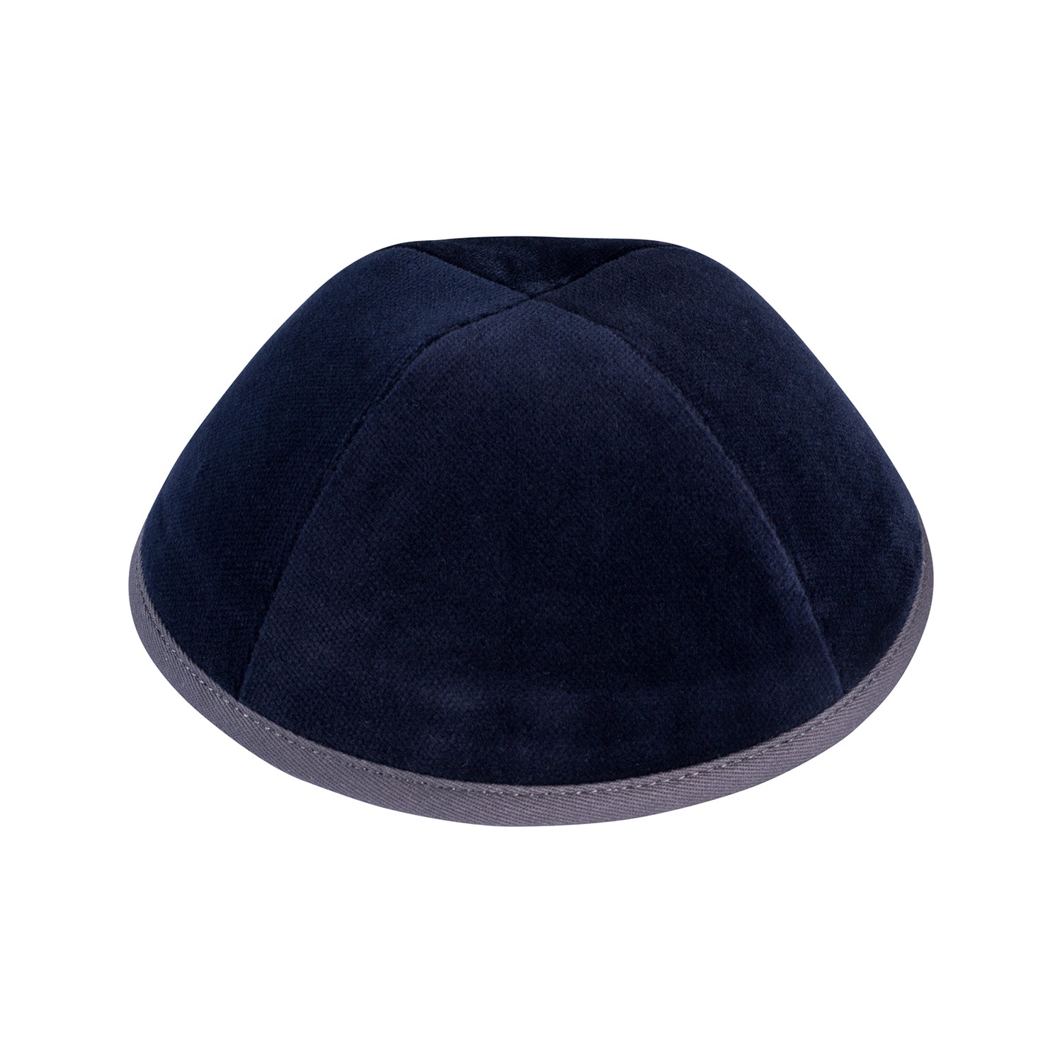 Navy Velvet Kippah for Bar Mitzvah - iKippah by Judaica Square