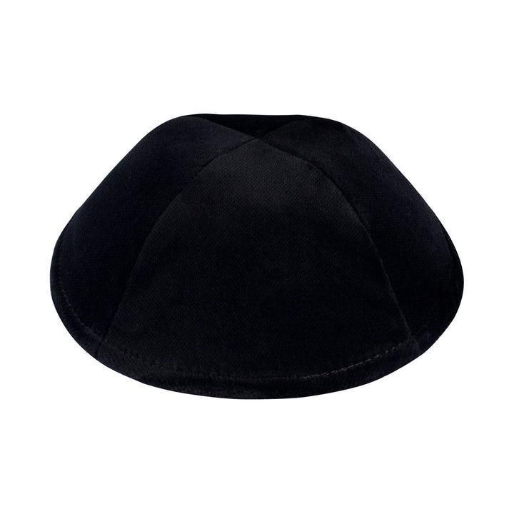 Rimless Kippah – Black Velvet Yarmulke