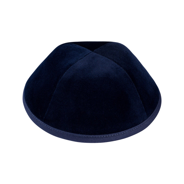 Navy Velvet Kippah / Yarmulke