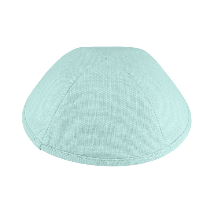 Mint Linen Kippah - iKippah by Judaica Square