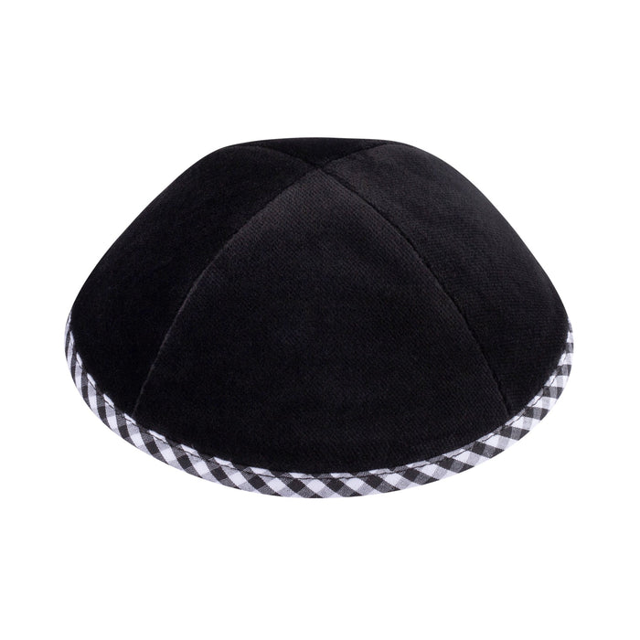 Black Velvet Kippah for Bar Mitzvah - iKippah by Judaica Square
