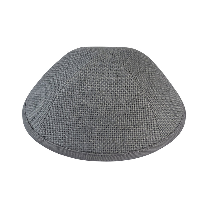 Light Gray Burlap Kippah / Yarmulke