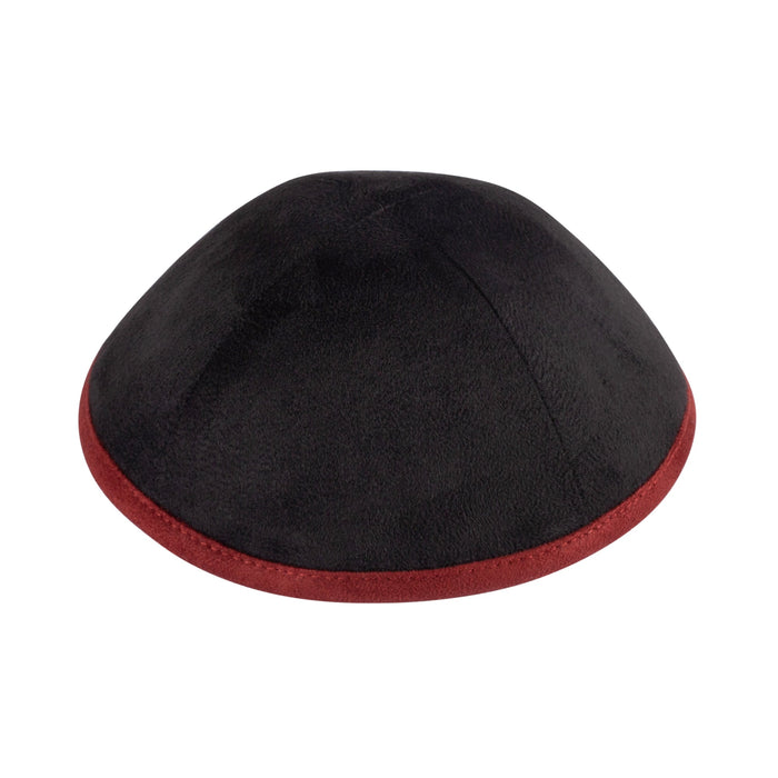 Black Suede Kippah - iKippah by Judaica Square