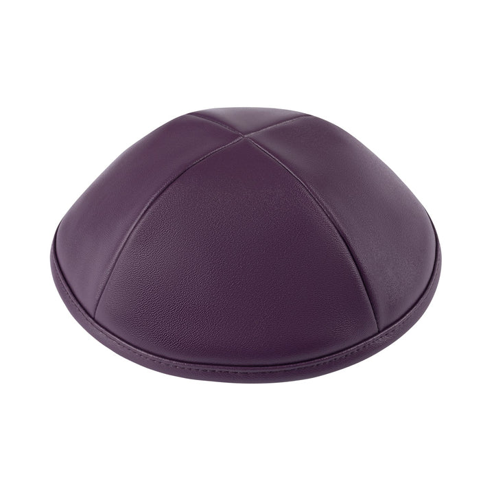 Purple Leather Kippah / Yarmulke