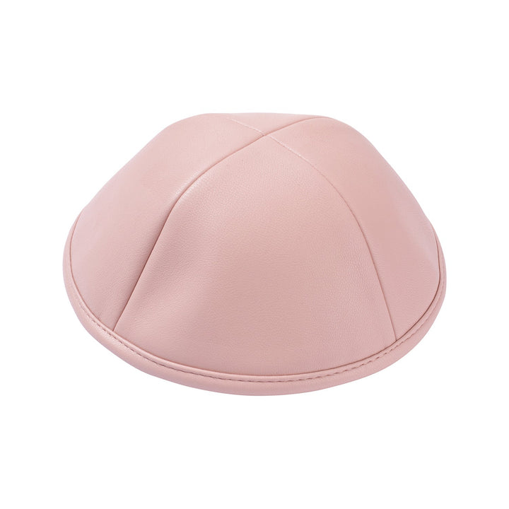 Mauve Kippah – Leather Yarmulke