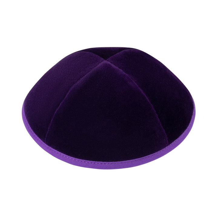 Purple Velvet Kippah / Yarmulke