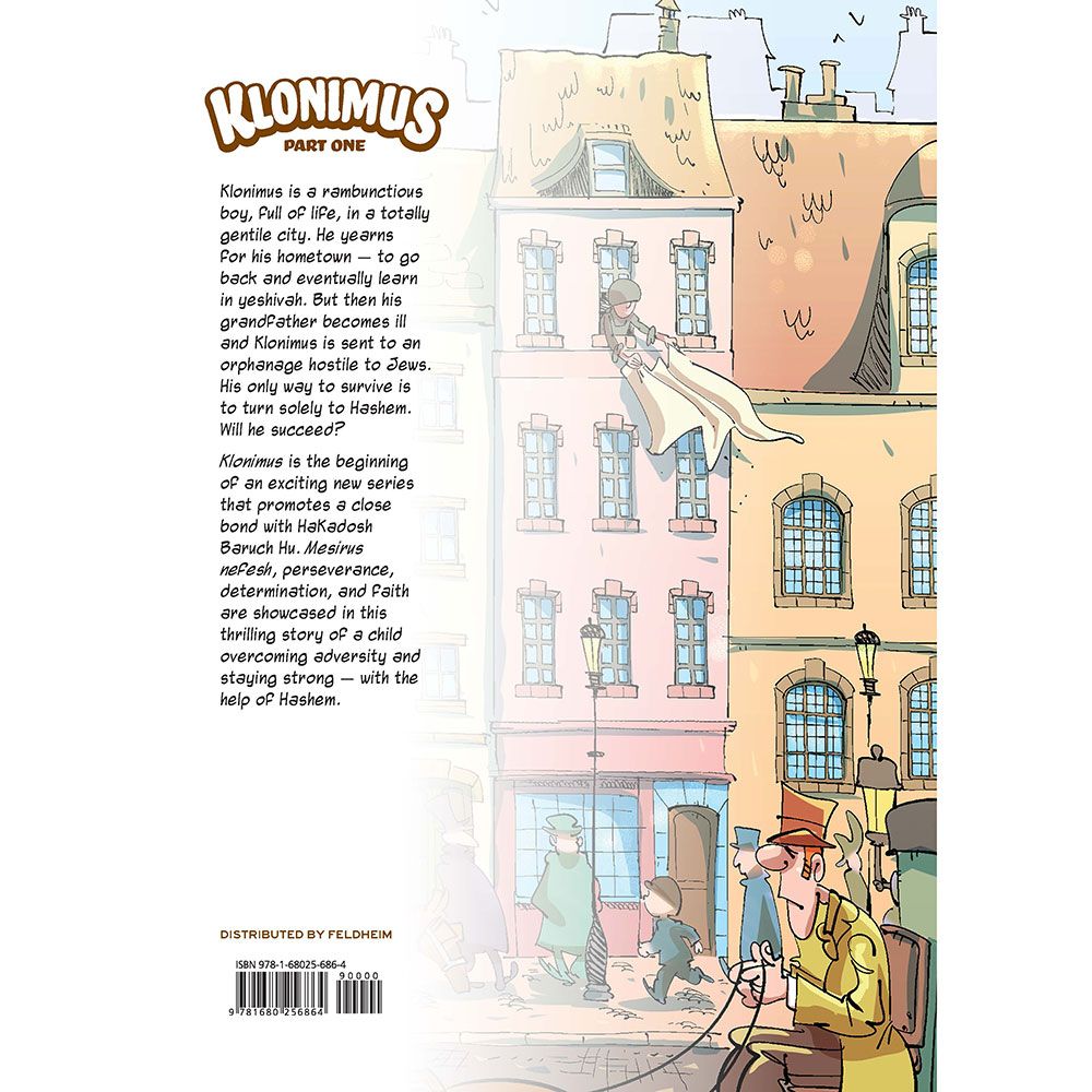 Klonimus Part One comic by Dan Bar Lev, back cover