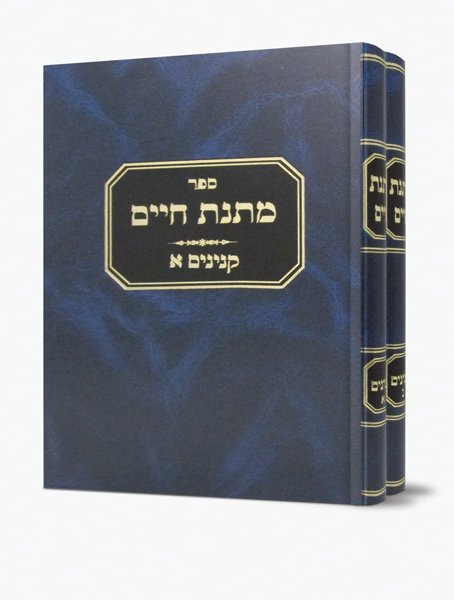Matnas Chaim Kinyanim 2 volume slipcased mussar set Rav Mattisyahu Salomon | Judaica Square Lakewood