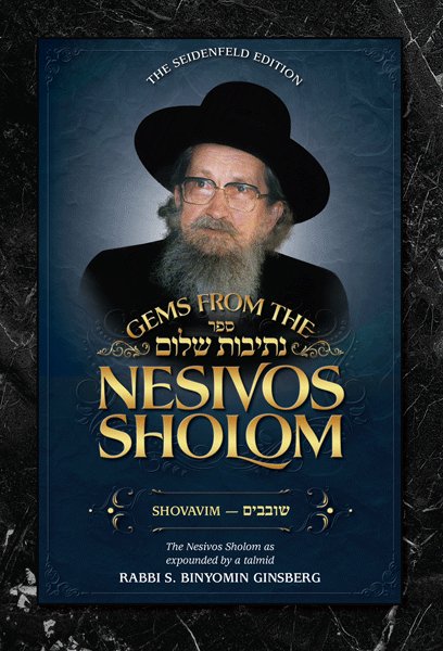 Front cover of Gems from the Nesivos Shalom: Shovavim by Rabbi S. Binyomin Ginsberg