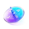 Rite Lite Lava Dreidel, Blue and Purple, Gold Glitter