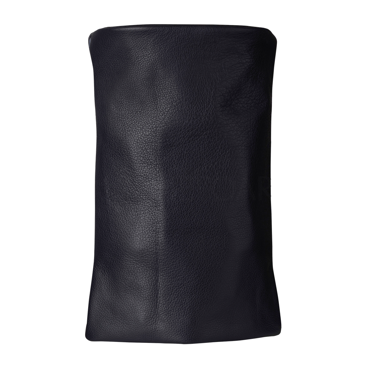 Leather and Fur Torah Mantle, style 342, Grey — back view