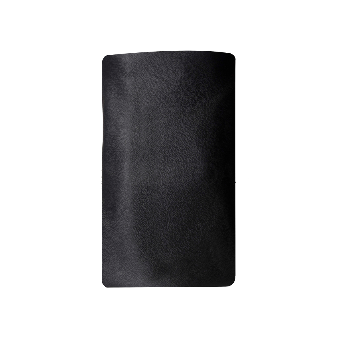 Leather and Fur Torah Mantle, style 362, Black — back view