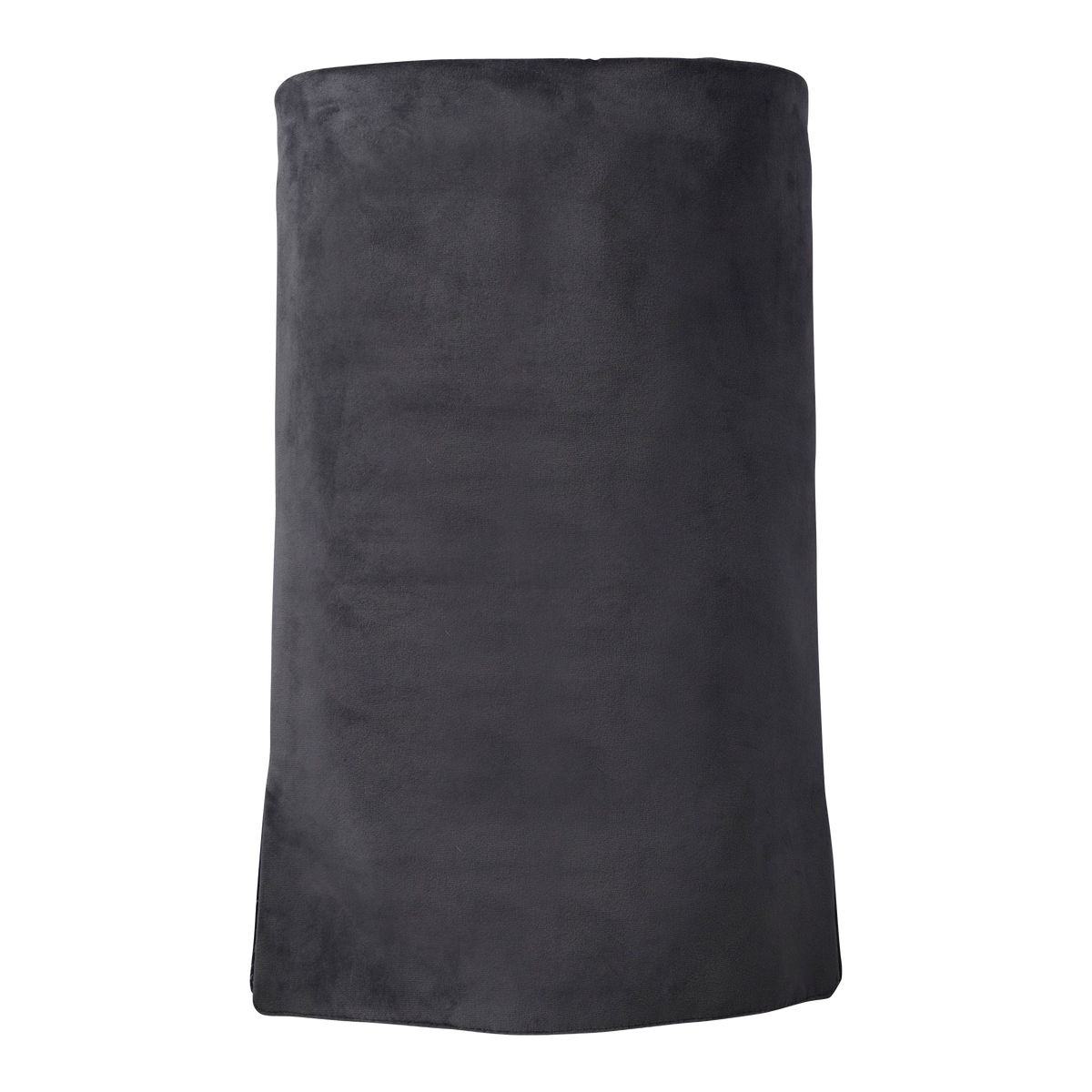 Leather Torah Mantle, style 359, Grey and Black — back view