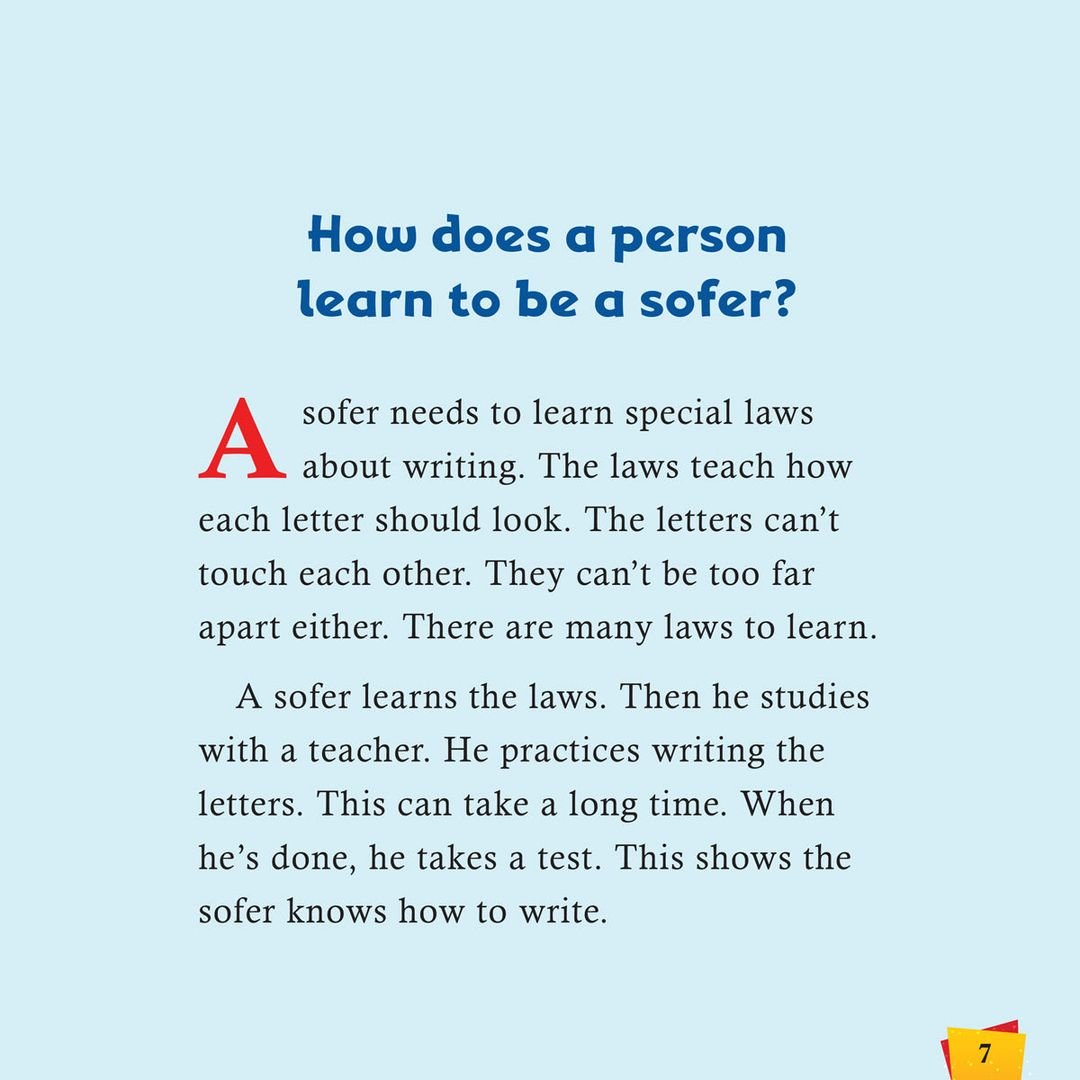 Let's Meet a Sofer