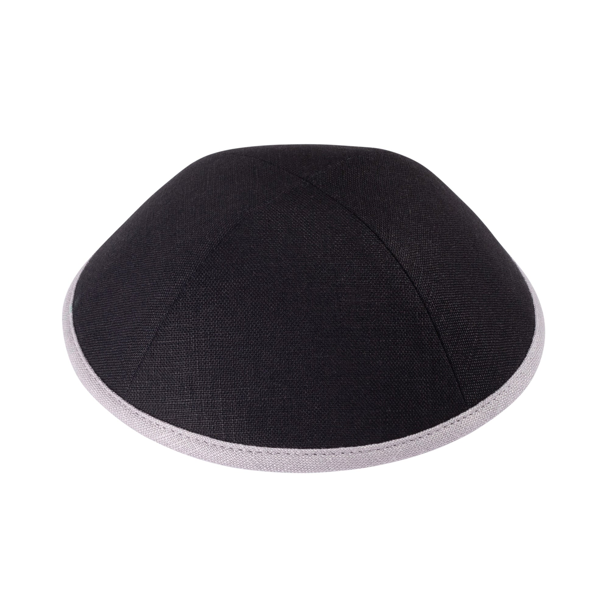 Black Linen Kippah by iKippah - additional view 6