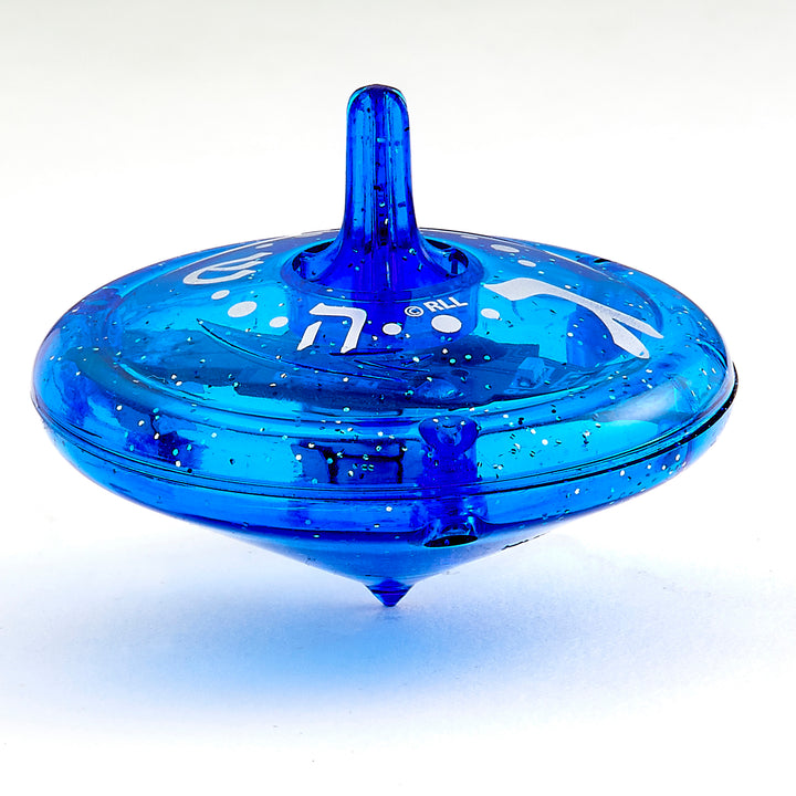 Rite Lite Light Up Dreidel, Light Patterns, Blue and Silver Accents
