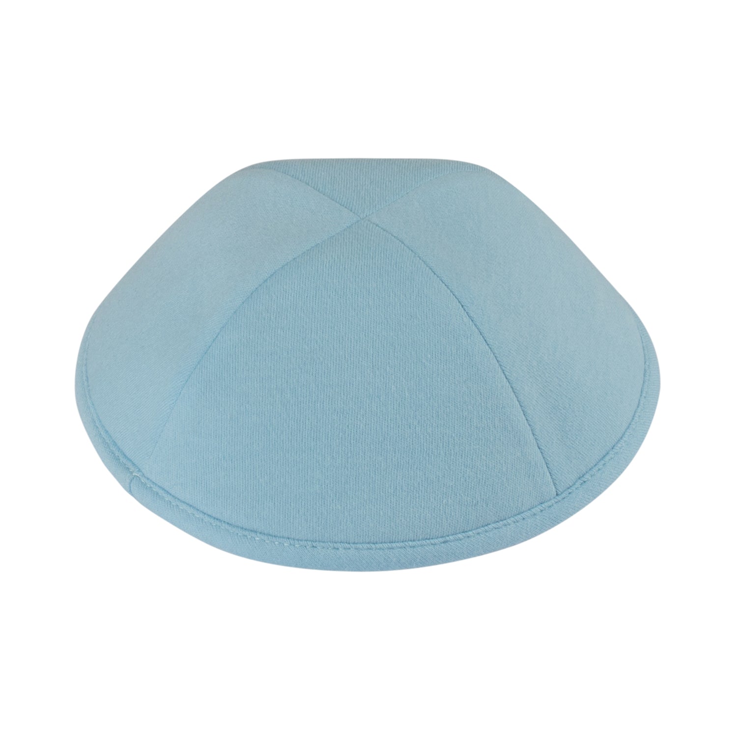 Cotton Kippah - side view showing six-panel design