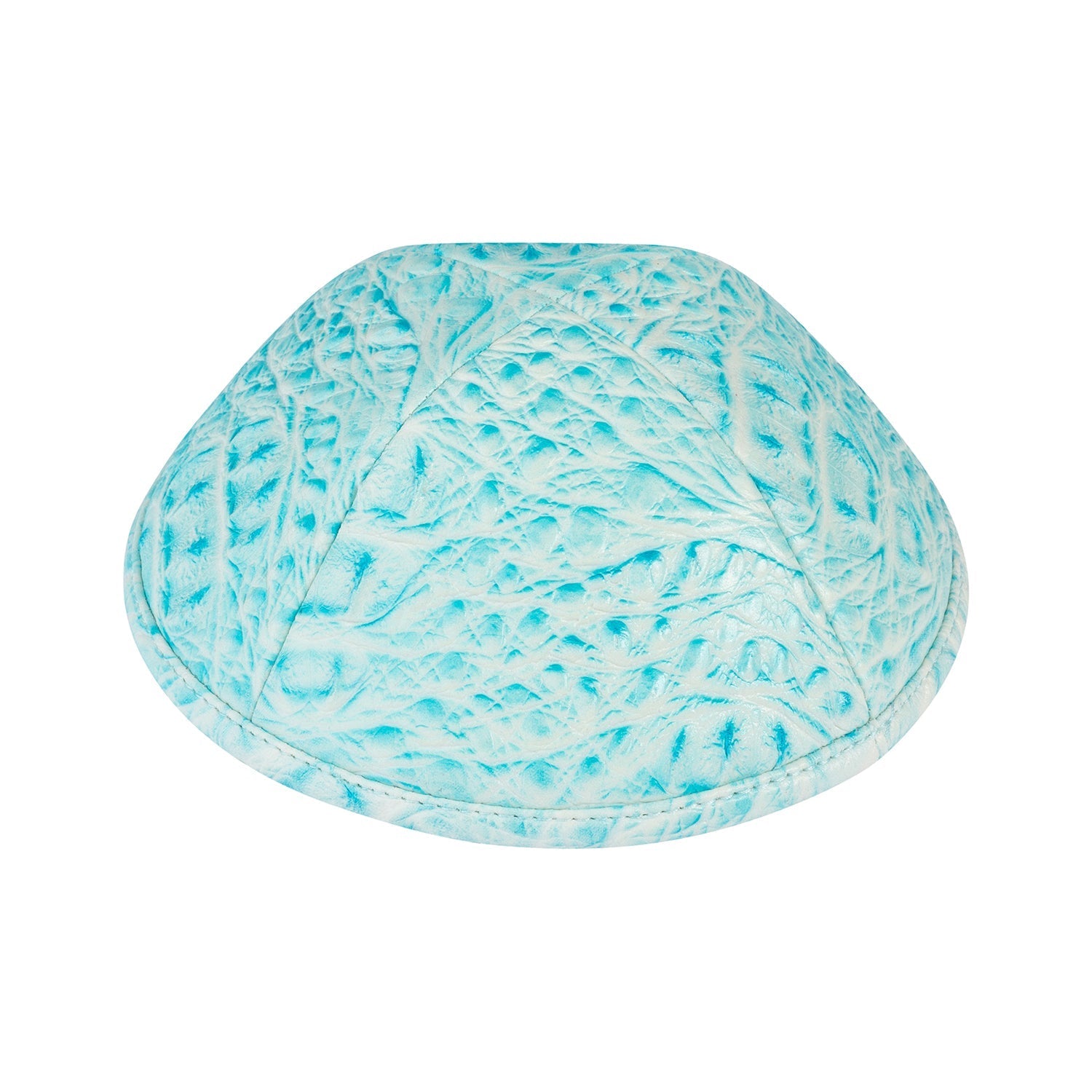 Leather Kippah - top view by iKippah