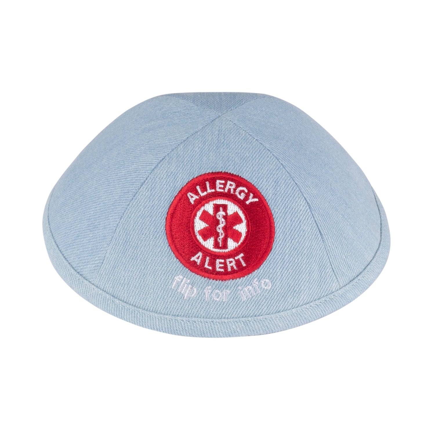 Cotton Kippah - top view by iKippah