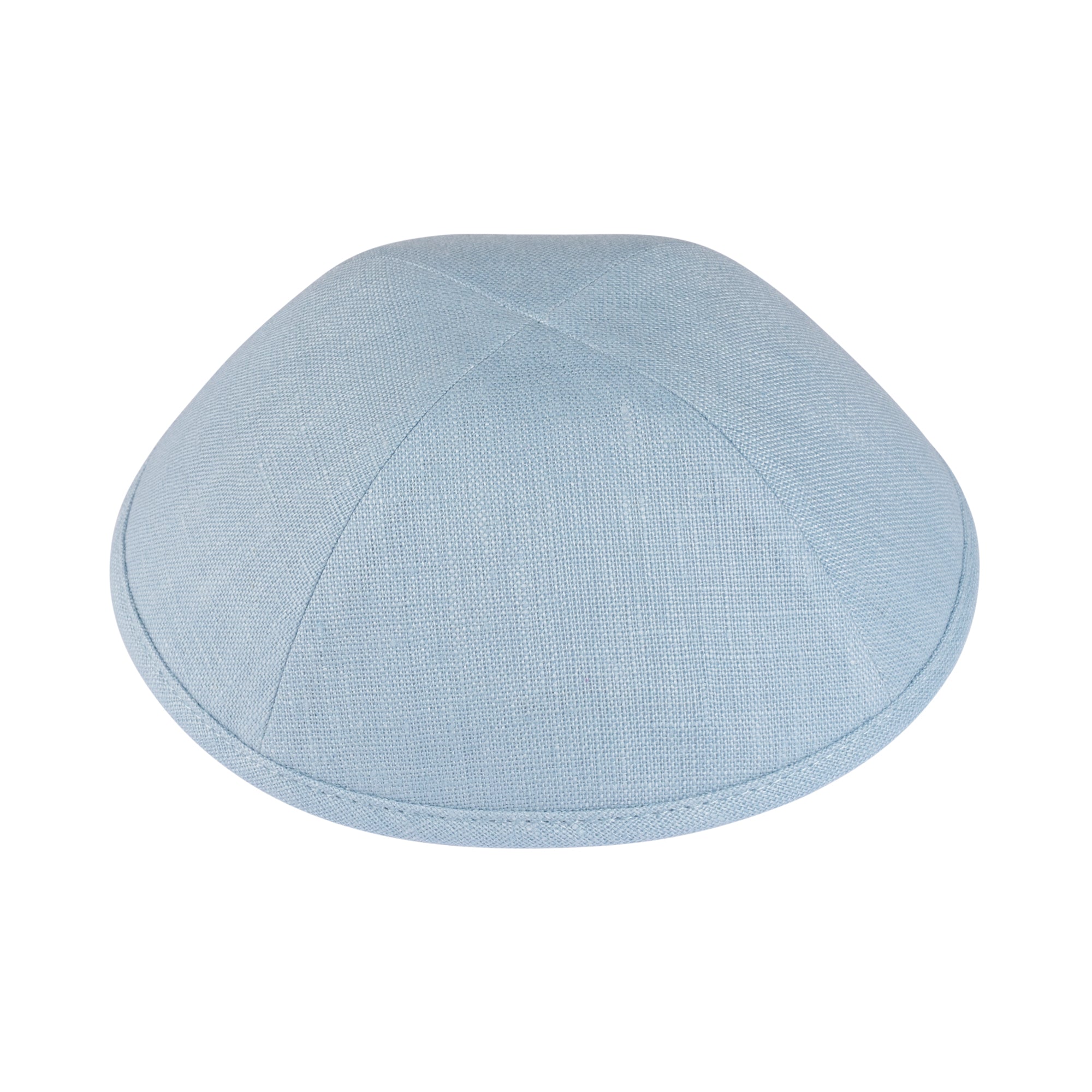 Blue Linen Kippah - iKippah by Judaica Square