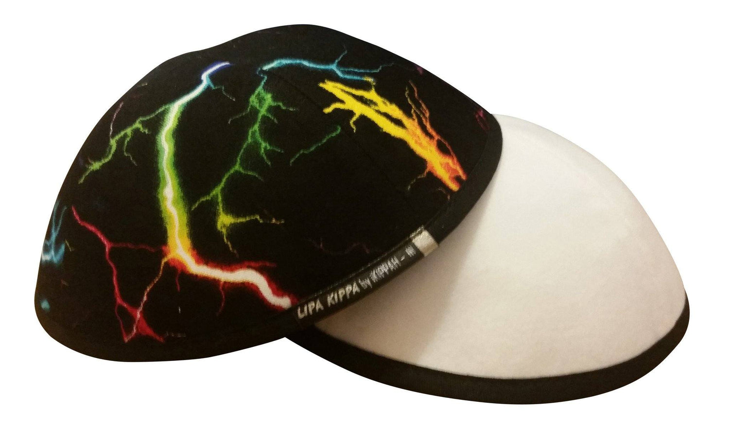 Close-up of Cotton Kippah lining and stitching