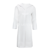 Linen Tzitzis — Square Style, Large Collar, Closed Front — alternate view 2